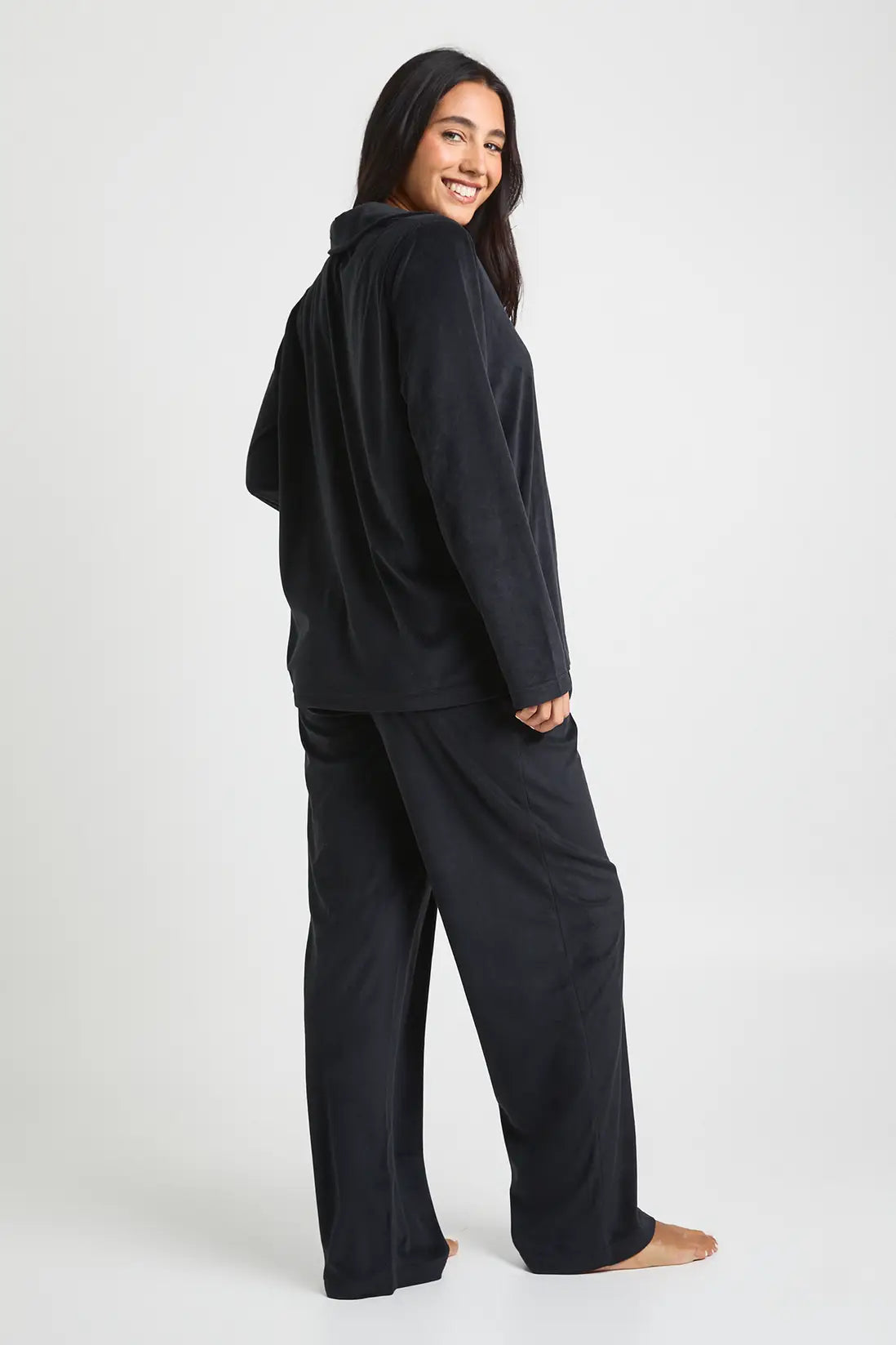 Set Pyjama Douillet en Polaire - Black