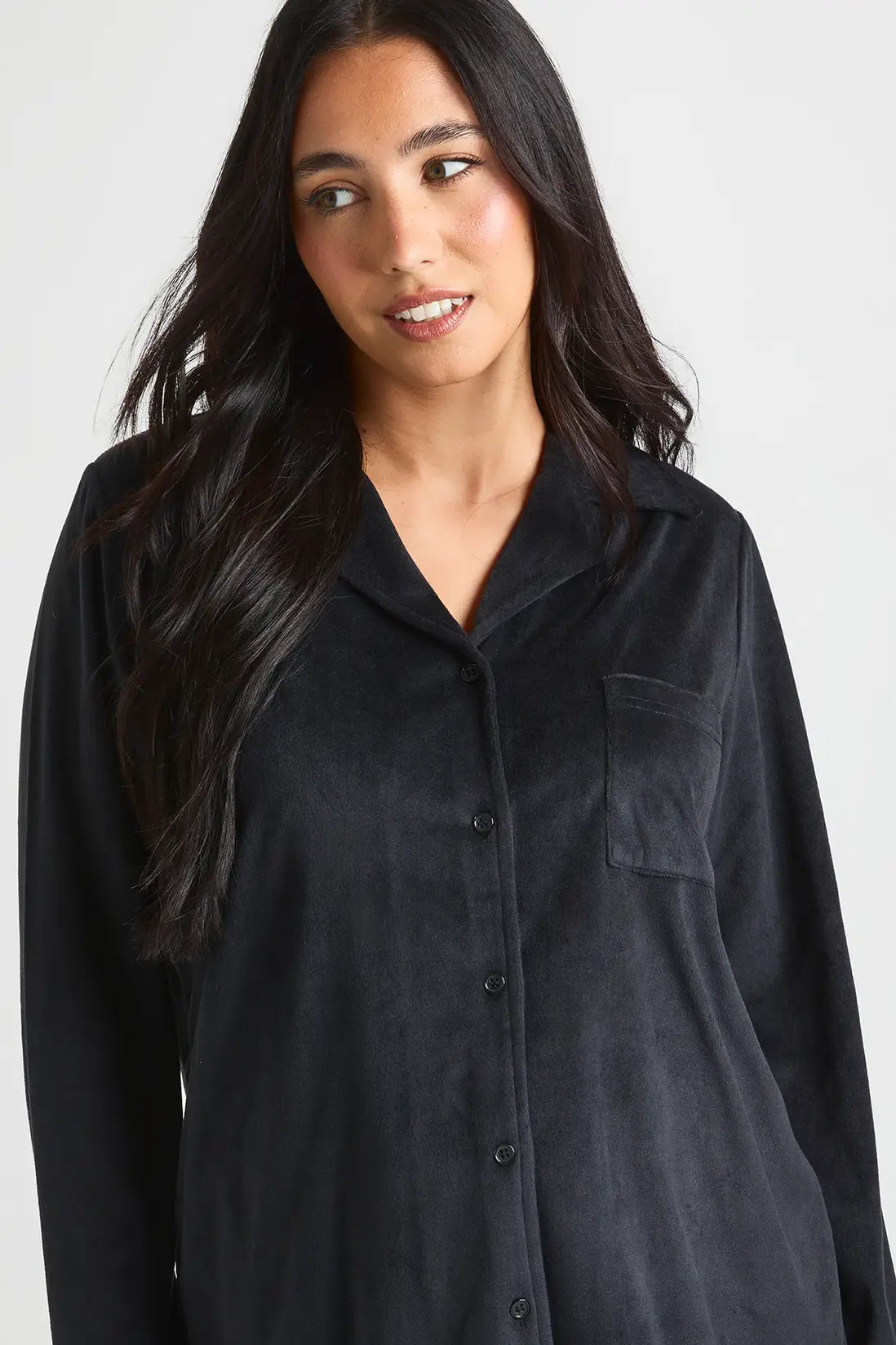 Set Pyjama Douillet en Polaire - Black